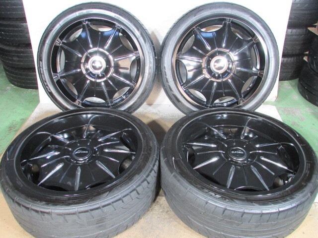 ☆ELFORD■エルフォード■139.7-6H/22-9.5J/+15■265/40R22■NITTO NT555 G2■ランドクルーザープラド.FJクルーザー.ハイラックスサーフ.等