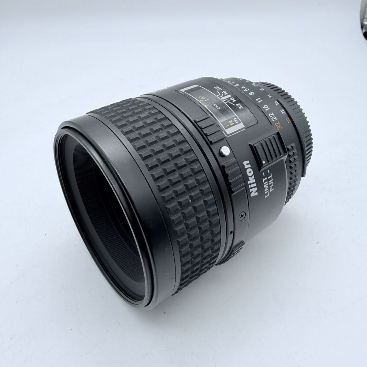 ●動作品 Nikon AF MICRO NIKKOR 60mm 1:2.8 カメラレンズ ニコン