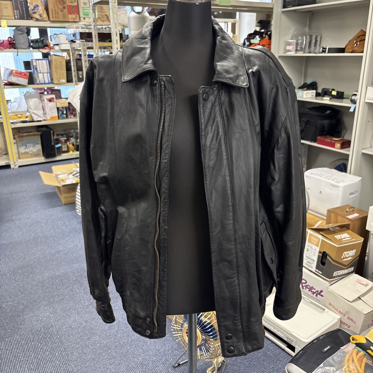 ★6 Strath Conar ストラスコナー レザージャケット Lサイズ レザージャケット ヴィンテージ 本革