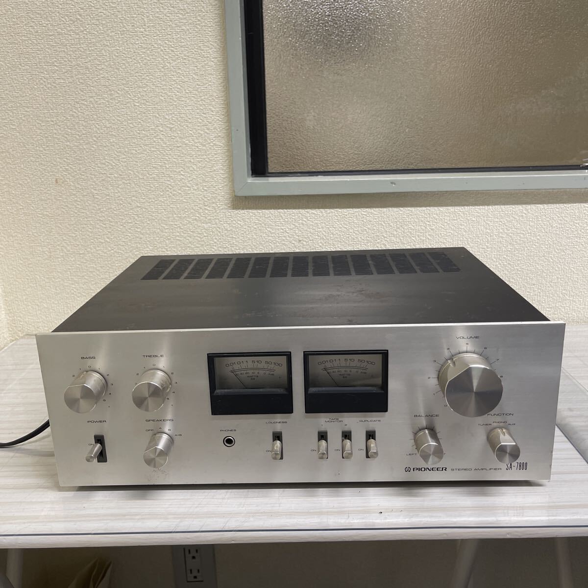♪18 Pioneer パイオニア プリメインアンプ SA-7800 ジャンク