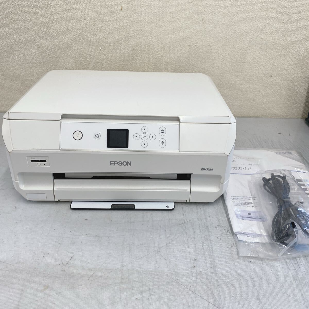 ◎501 EPSON プリンター EP-713A 通電確認◯