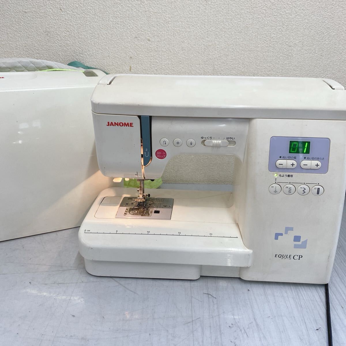 ●501 JANOME ミシン MODEL 843型 通電確認◯