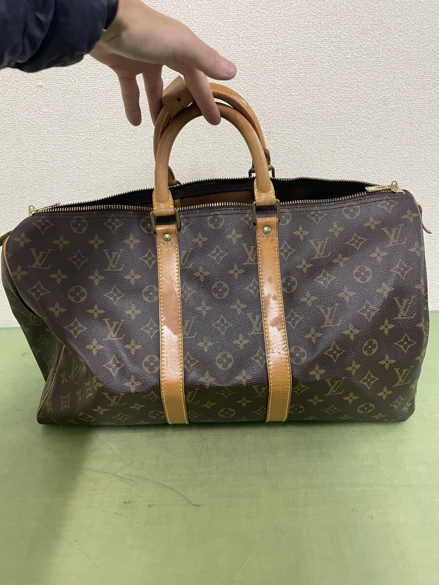 ※127 LOUIS VUITTON ルイヴィトン モノグラム ボストンバッグ キーポル45 M41428