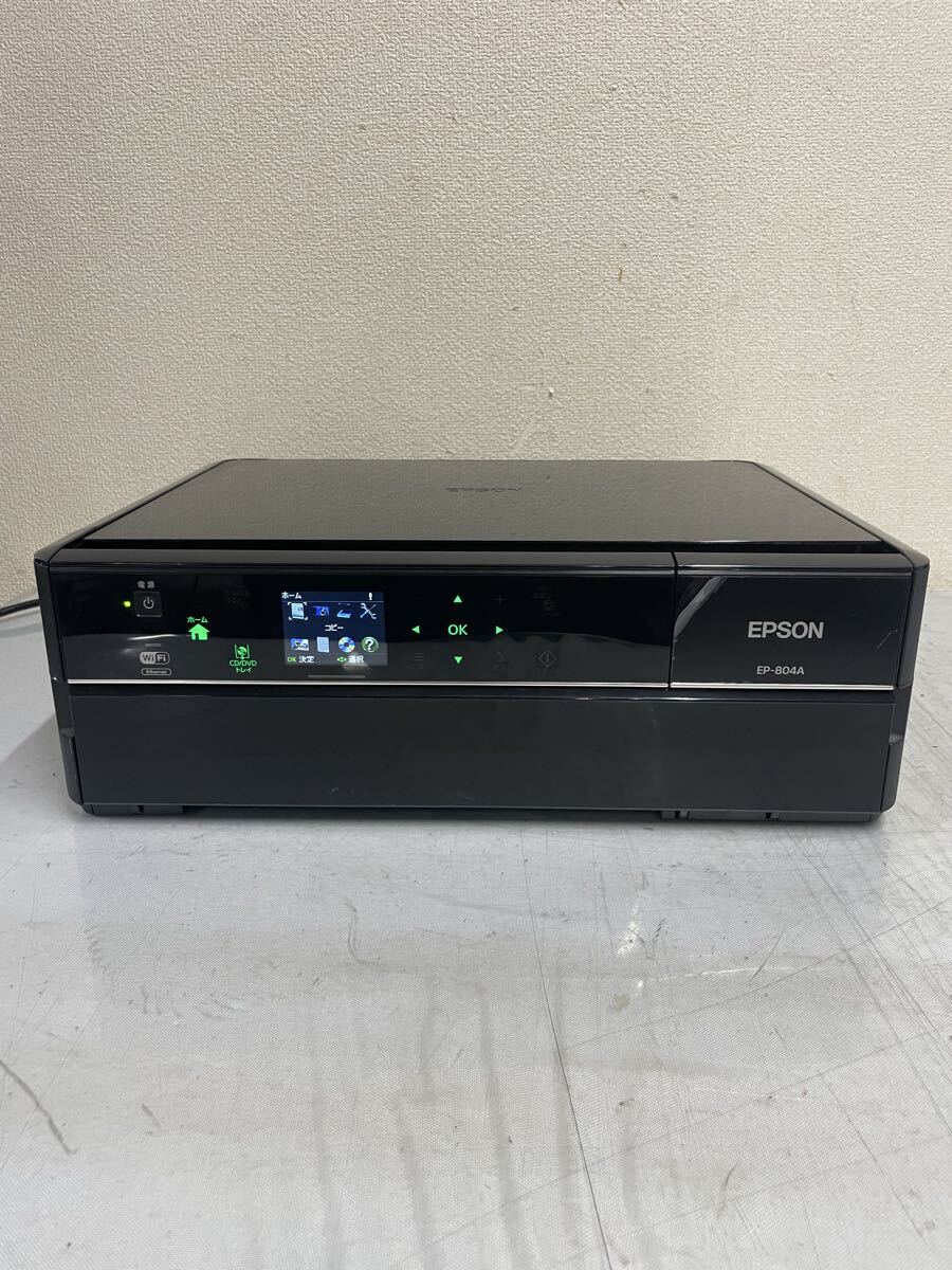 ※129 EPSON エプソン インクジェットプリンター インクジェット複合機 カラリオ プリンター EP-804A 通電確認済み
