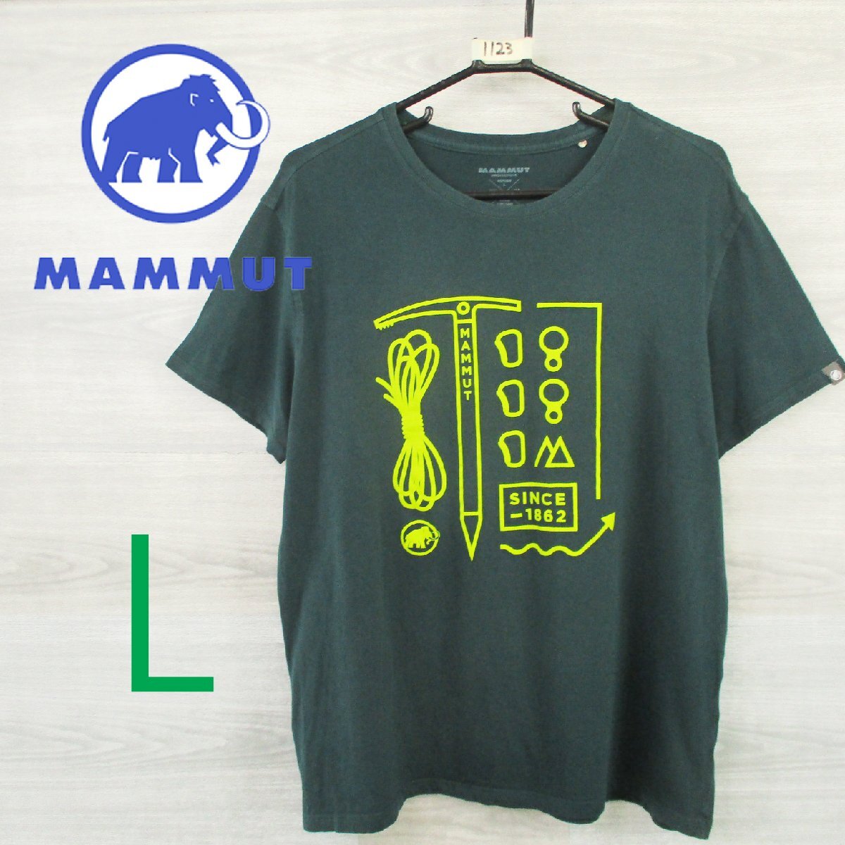 MAMMUT●マムート＜デカロゴ Tシャツ＞M1123c