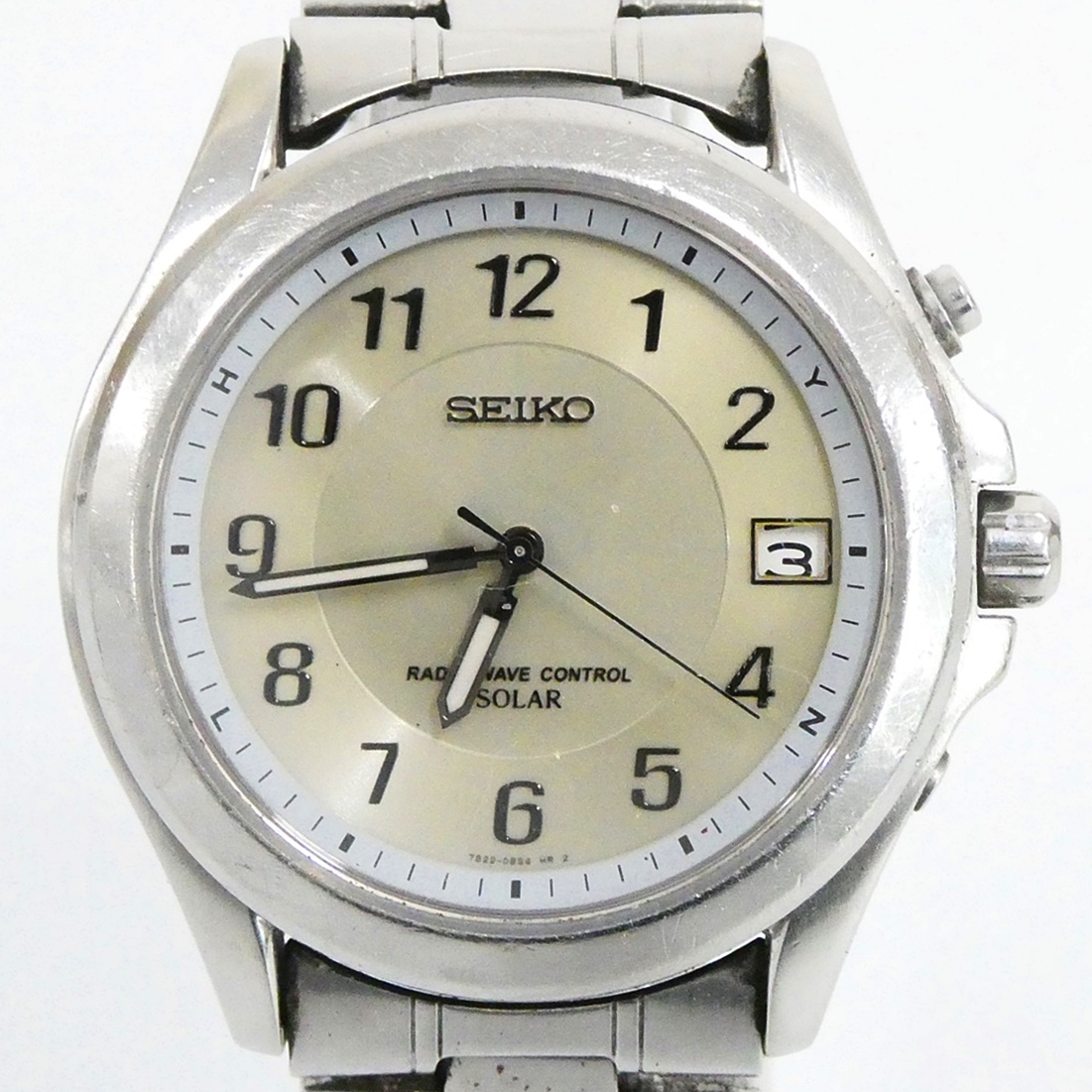 SEIKO セイコー 電波ソーラー 7B22-0AZ0 腕時計 Kキ31