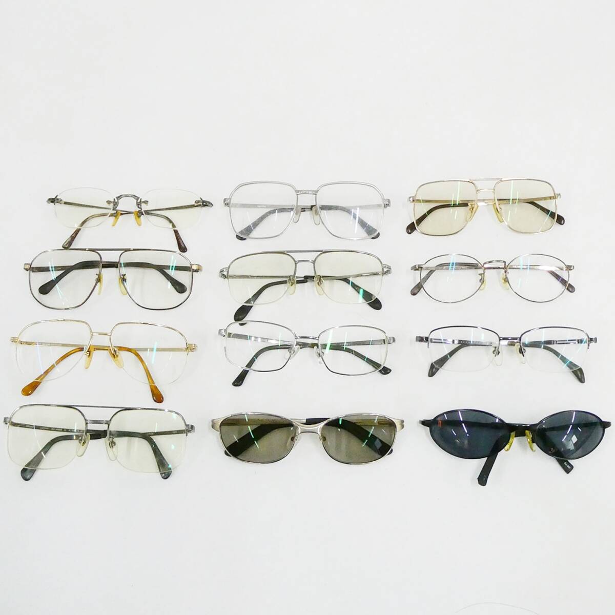 眼鏡 サングラス フレーム まとめて 大量 セット SEIKO セイコー 他 Kキ31