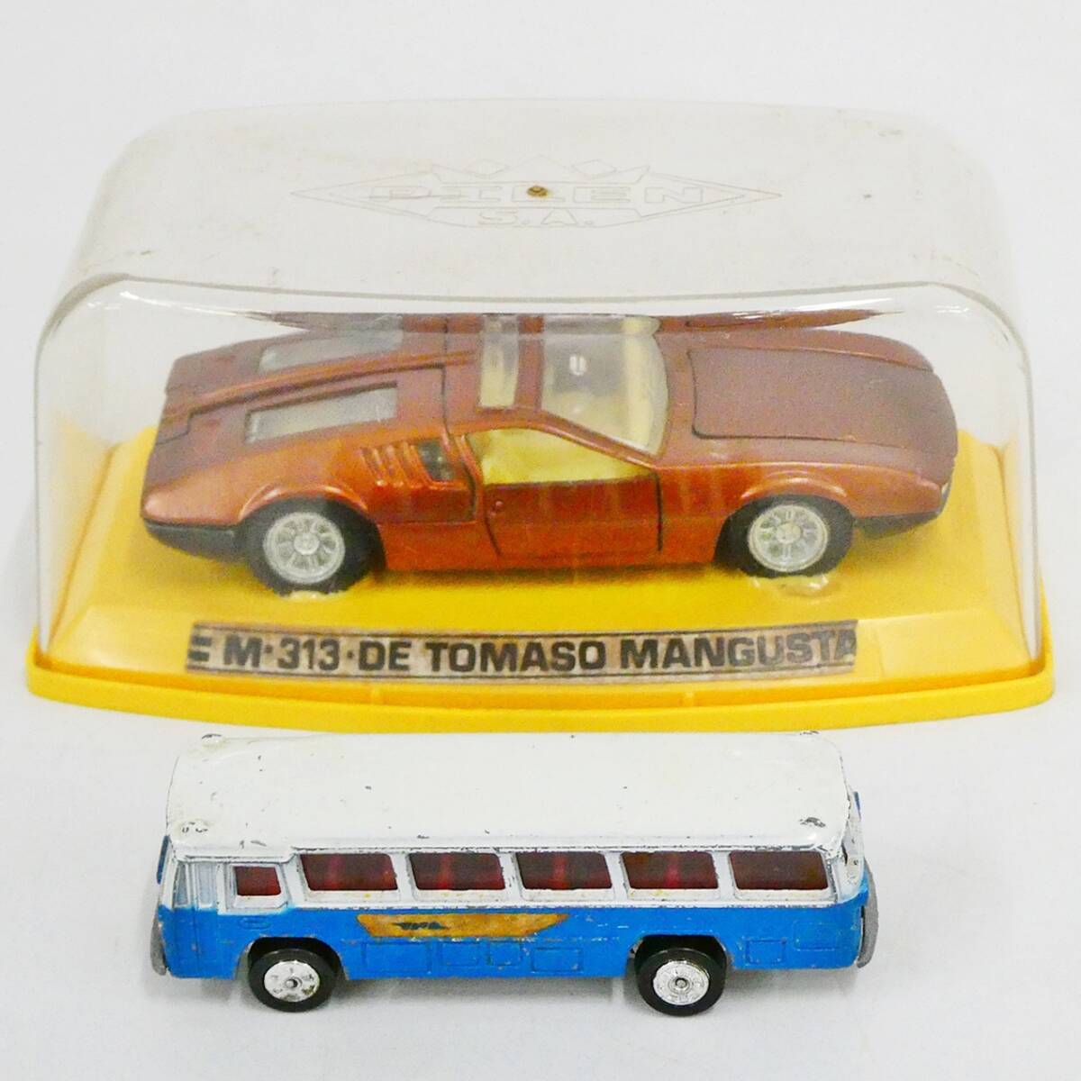 トミカ tomica 三菱ふそう 東名高速バス No.41 ミニカー / 1/43 デ・トマソ・マングスタ スペイン製 AUTO PILEN DE TOMASO MANGUSTA Kキ31