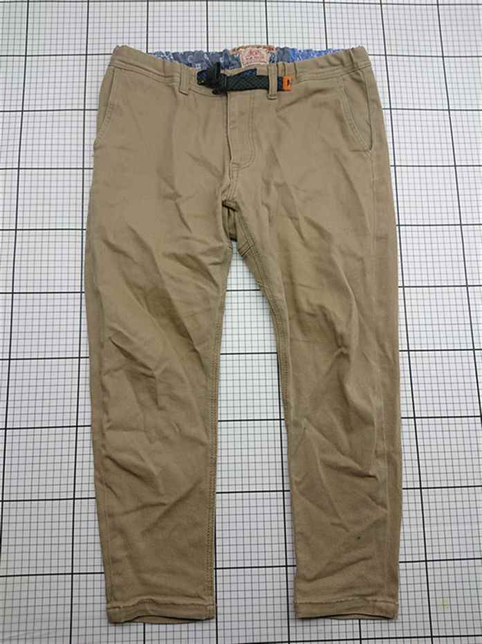 ◇ Θ クリフメイヤー KRIFF MAYER 1644011 ベージュ系ストレッチパンツ メンズ M E