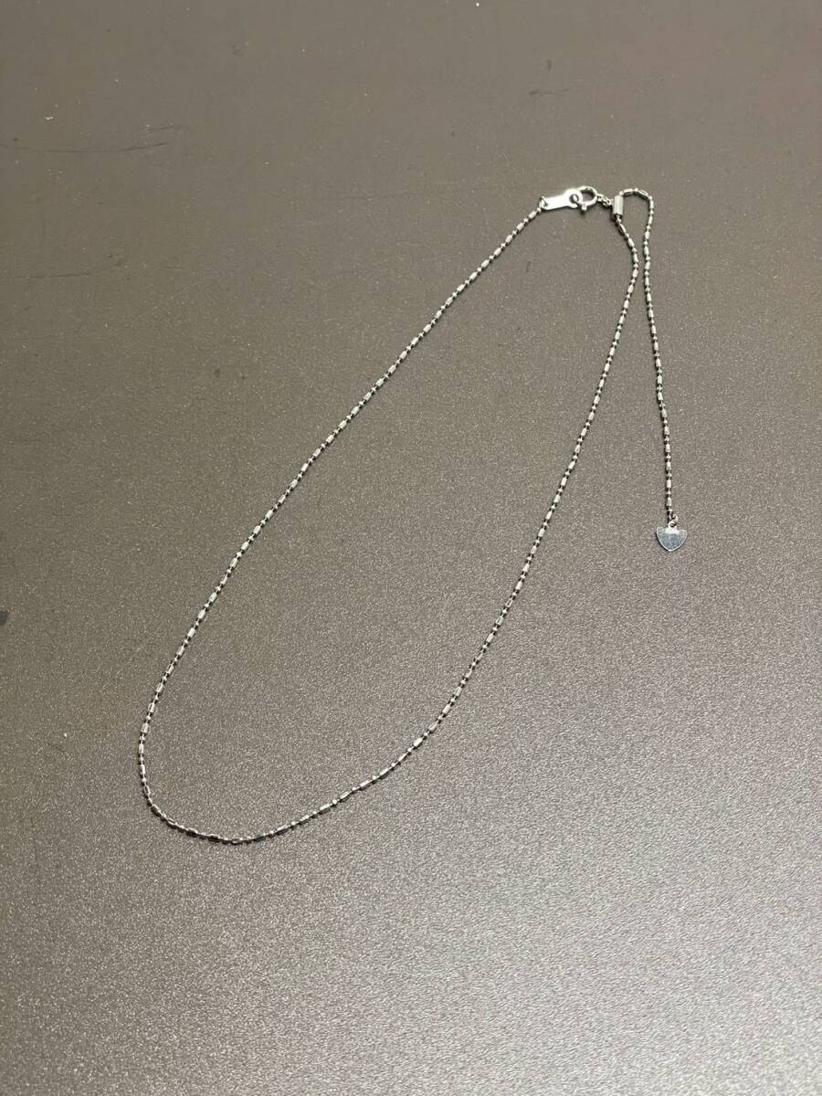 a717 pt850 プラチナネックレス チェーン 約4.11g 全長約46cm アクセサリー 貴金属