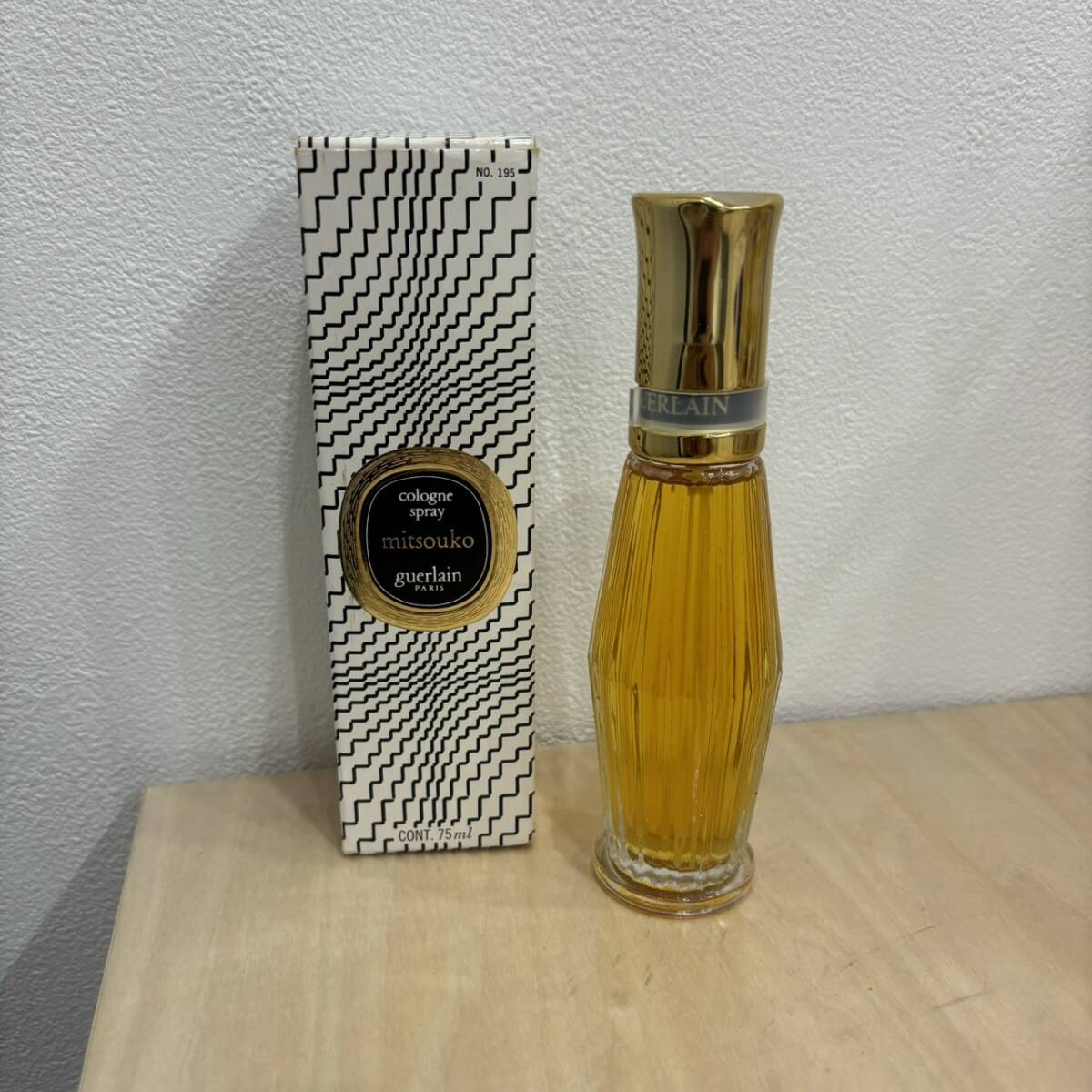 【O-4207】1円スタート guelain ゲラン mitsoko cologne spray No195 75ml 香水 フレグランス コスメ 長期保管品
