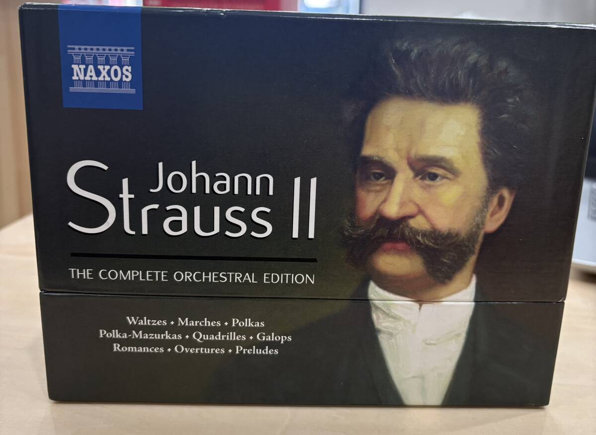【O-4251】JohannStraussⅡ／THE COMPLETE ORCHESTRAL EDITION／MAXOS【CD-BOX】ヨハンシュトラウス2世　52CD 長期保管品