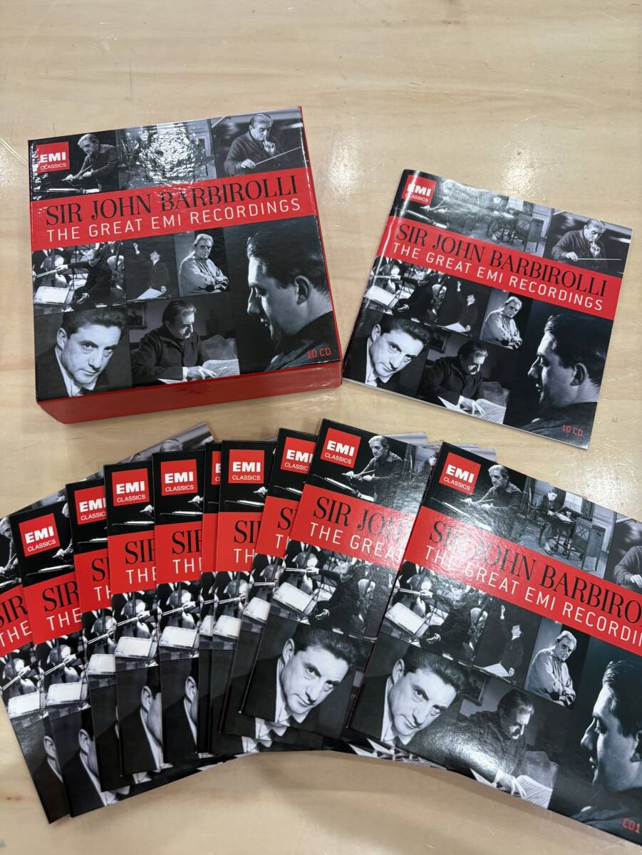 【O-4250】THE GREAT EMI RECORDINGS SIR JOHN BARBIROLLI ジョン バルビローリ 10CD 　長期保管品