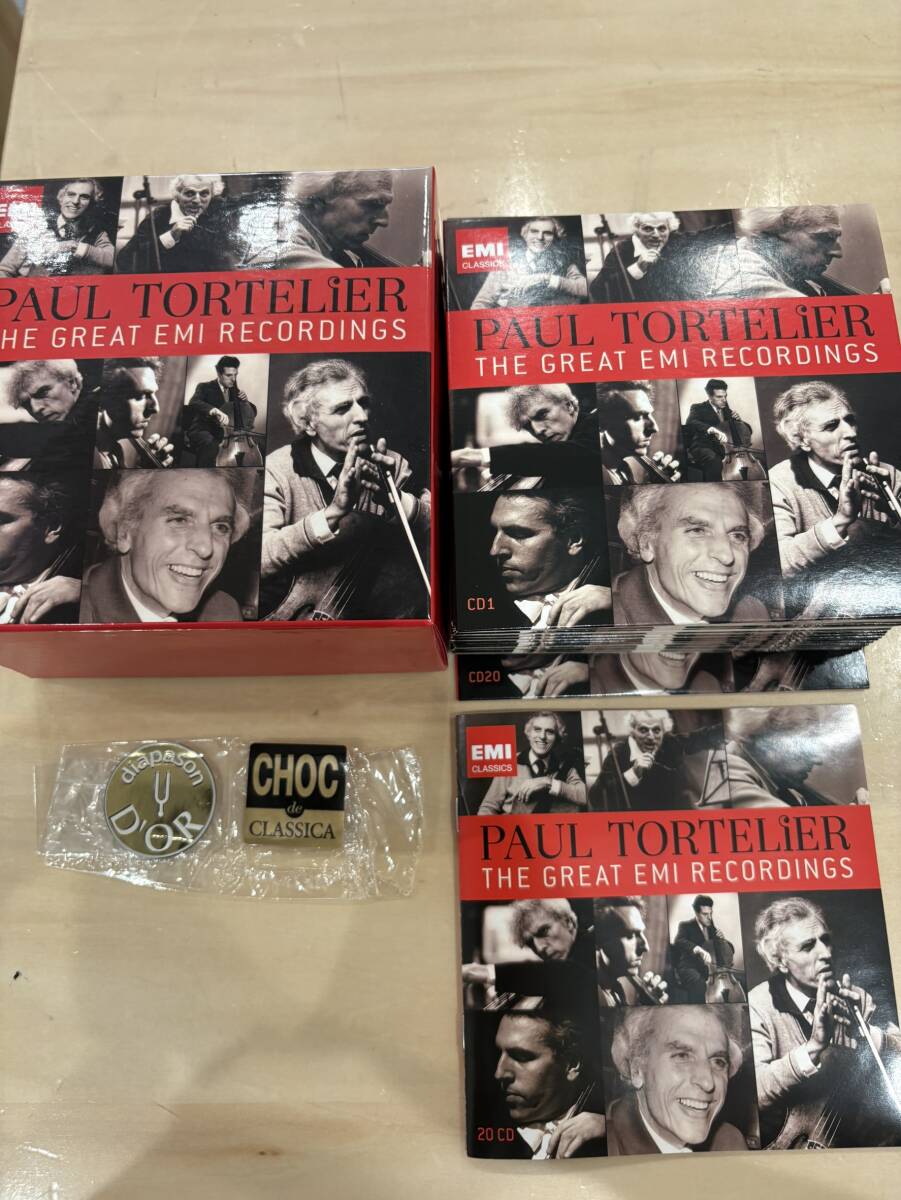 【O-4249】THE GREAT EMI RECORDINGS PAUL TORTELIER ポール トルトゥリエ 20CD 　長期保管品