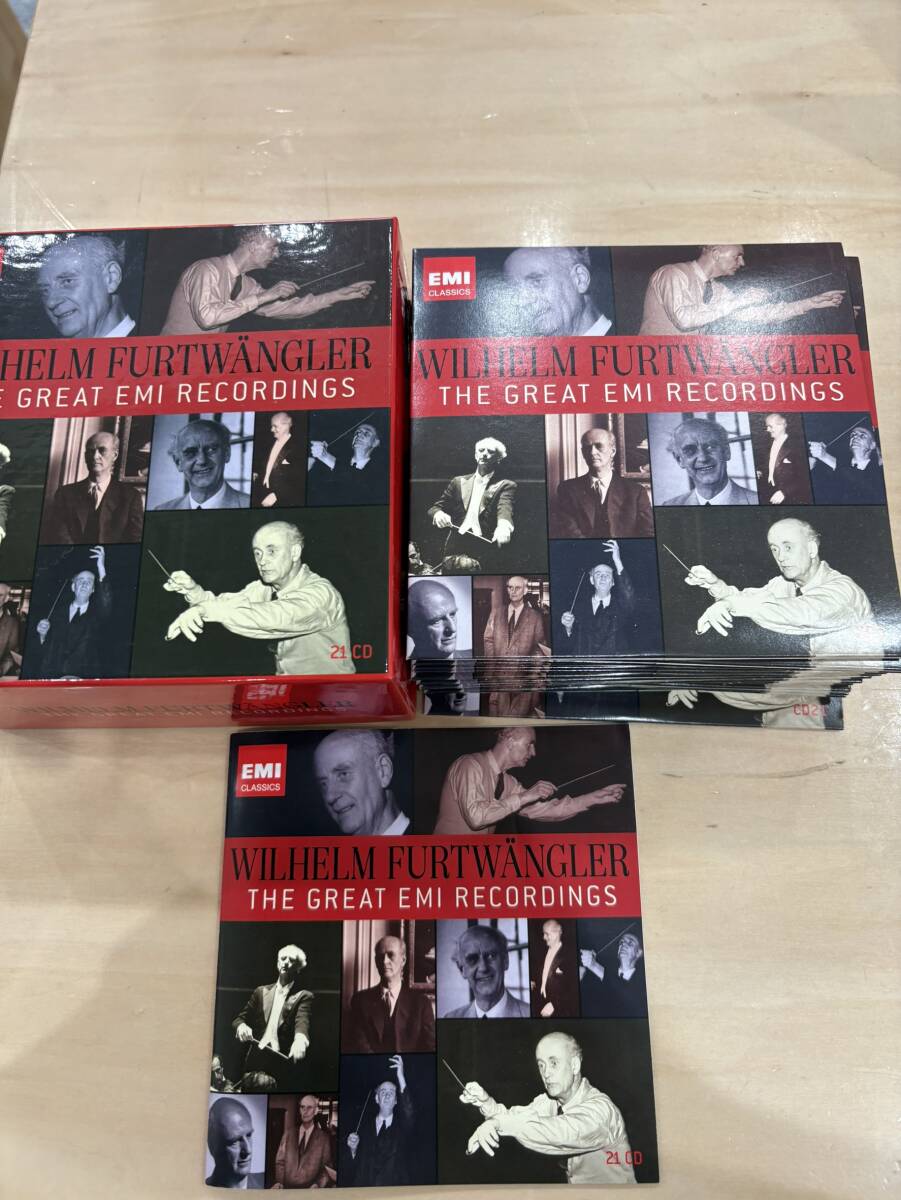 【O-4248】 THE GREAT EMI RECORDINGS WILHELM FURTWANGLER ヴィルヘイム フルトヴェングラー 21CD　長期保管品