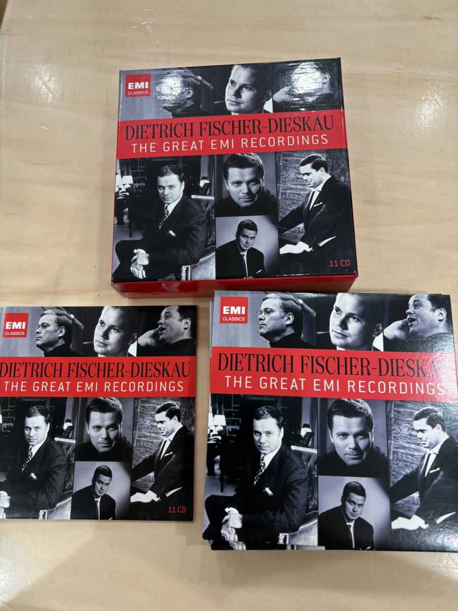 【O-4256】THE GREAT EMI RECORDINGS DIETRICH FISCHER-DIESKAU 11CD ディートリヒ フィッシャー 　長期保管品