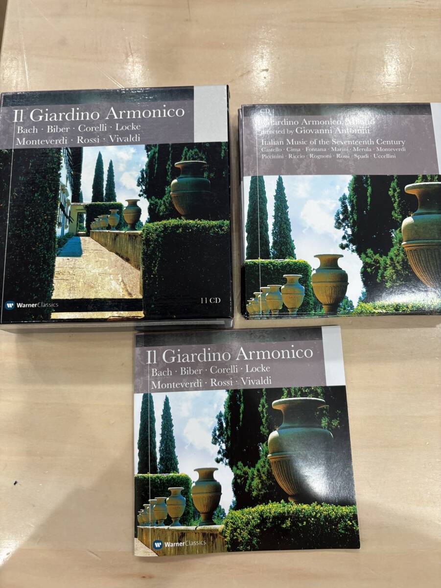 【O-4278】IL GIARDINO ARMONICO/BACH BIBER CORELLI LOCKE MONTEVERDI ROSSI VIVALDI/WARNER CLASSICS 2564 63264-2 CD 11CD 長期保管品