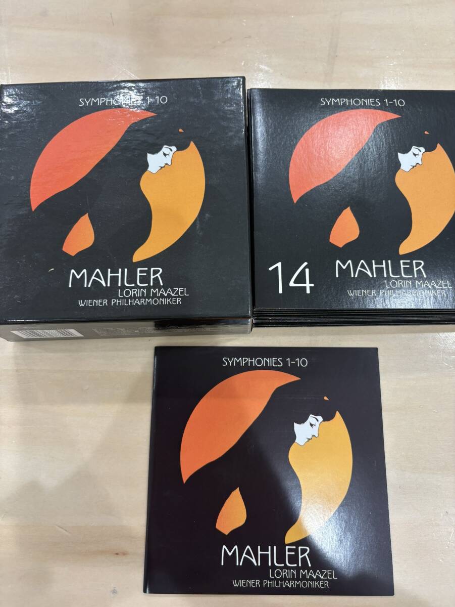 【O-4277】MAHLER SYMPHONIES 1ー10 マリン マーゼル　ウィーン フィルハーモニー 14CD 長期保管品