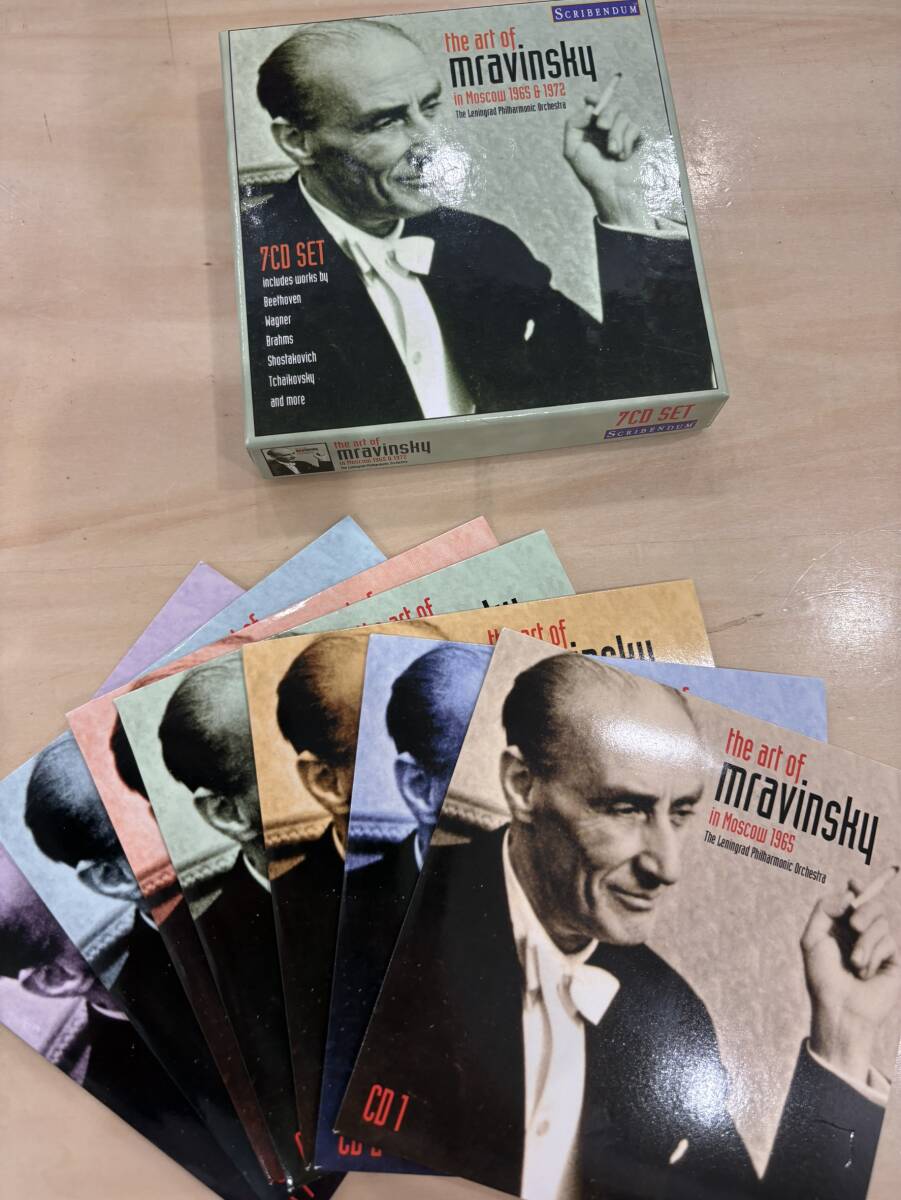 【O-4276】MRAVINSKY 7CD ムラヴィンスキー イン モスクワ 1965 ＆ 1972 長期保管品