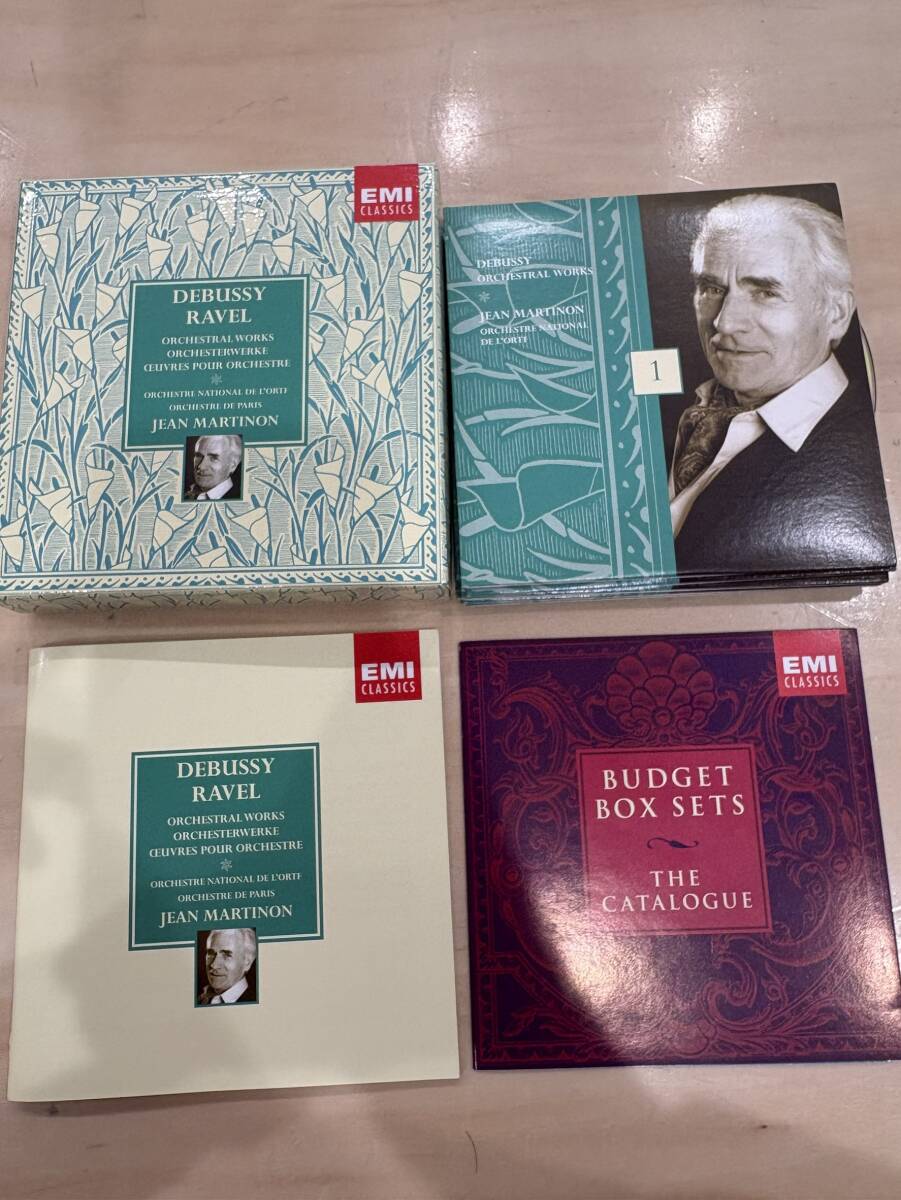 【O-4275】DEBUSSY RAVEL JEAN MARTINON 8CD ジャン マルティノン EMI Classics 長期保管品