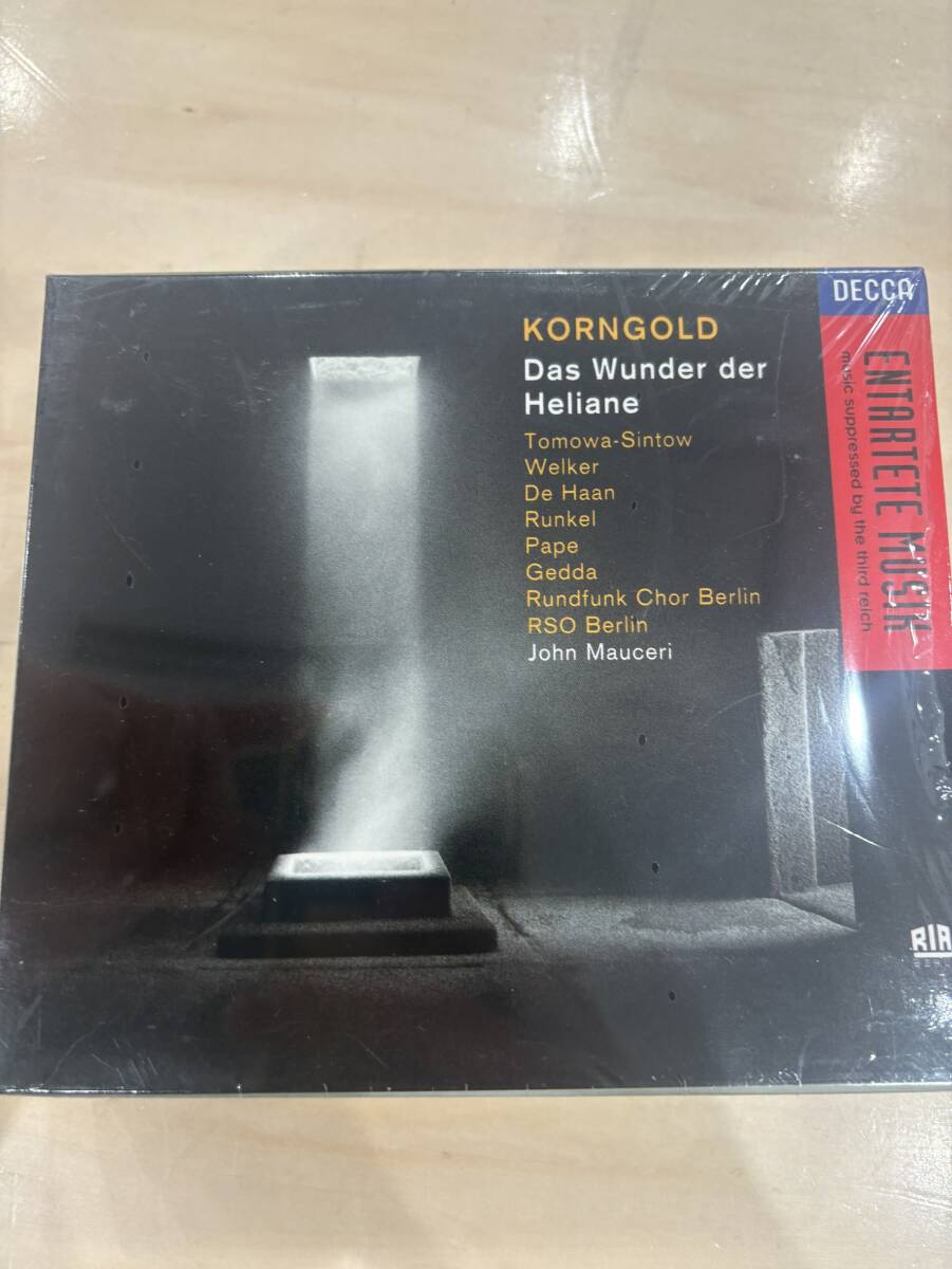 【O-4274】 KORNGOLD 3CDBOX 長期保管品 コルンゴルト 