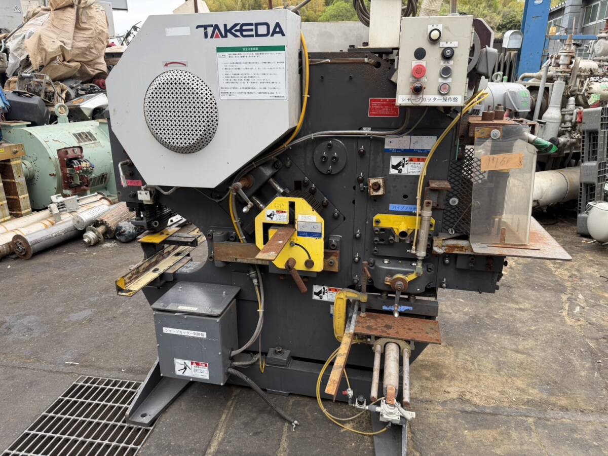 ★中古★TAKEDA機械株式会社製の形銅加工機　シャープカッター　S-505E( 直接引き取り場所静岡県浜松市)