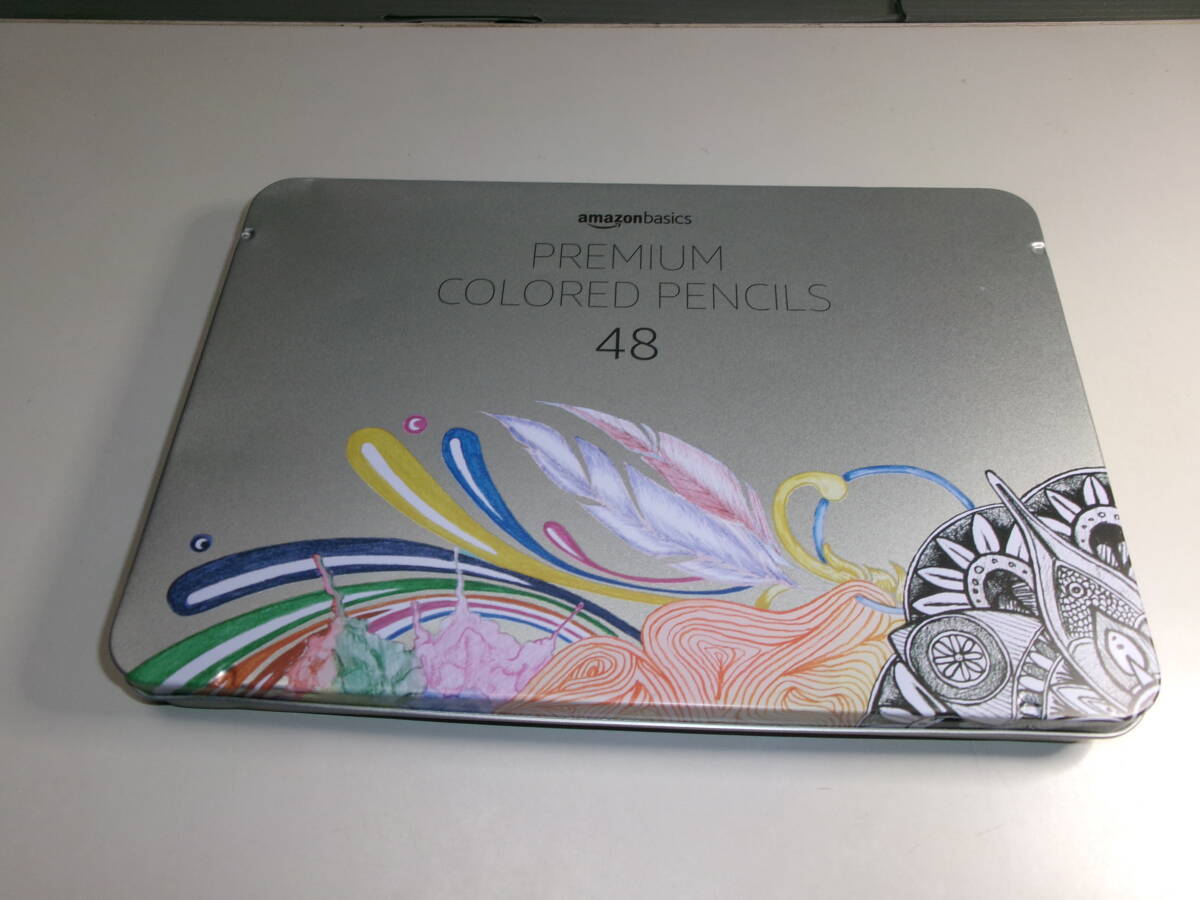 ☆332 中古 色鉛筆 AMAZONbasics PREMIUM COLORED PENCILS 48