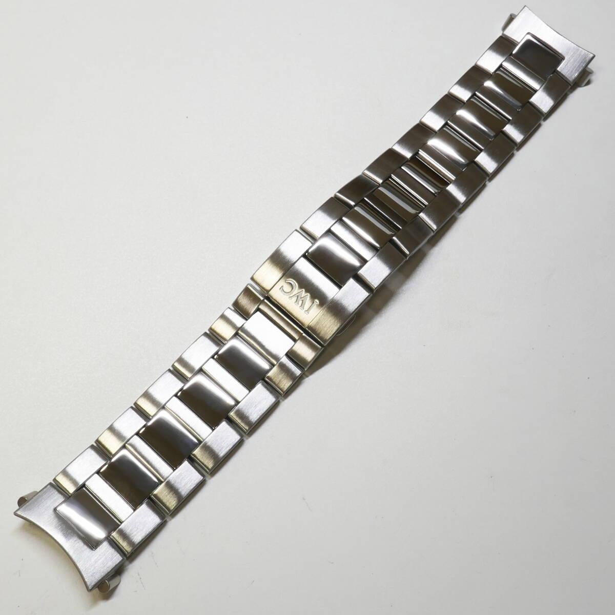 新品同様美品!!■IWC アクアタイマー純正高級ブレス　センター鏡面加工!!■ワンタッチ脱着自在■ラグ幅22mm