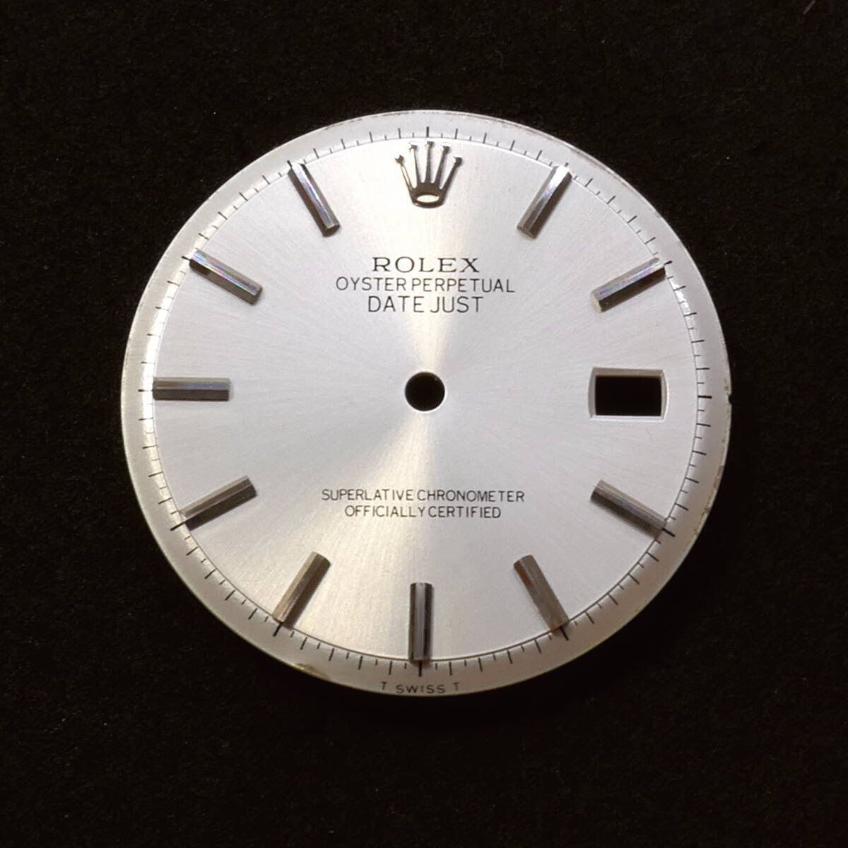 本物保証■ROLEX純正 デイトジャスト シルバー文字盤◆R1