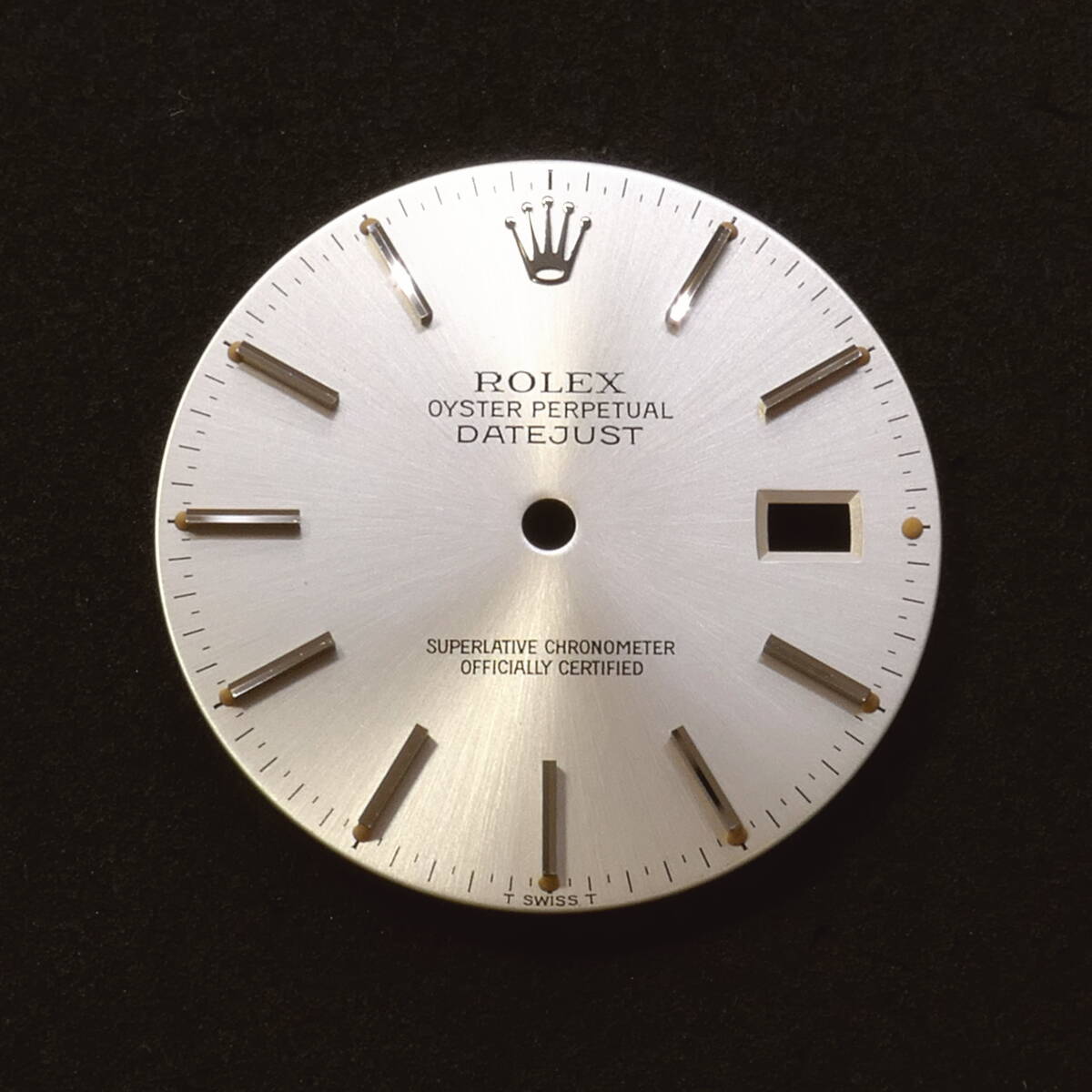 ROLEX純正 デイトジャスト 希少「センター寄り」シルバー文字盤◆16234/16014/16200/16030等5桁品番◆R3
