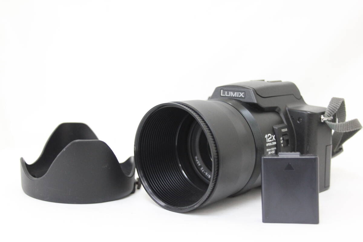 【返品保証】 パナソニック Panasonic LUMIX DMC-FZ20 12x フード バッテリー付き コンパクトデジタルカメラ M1484