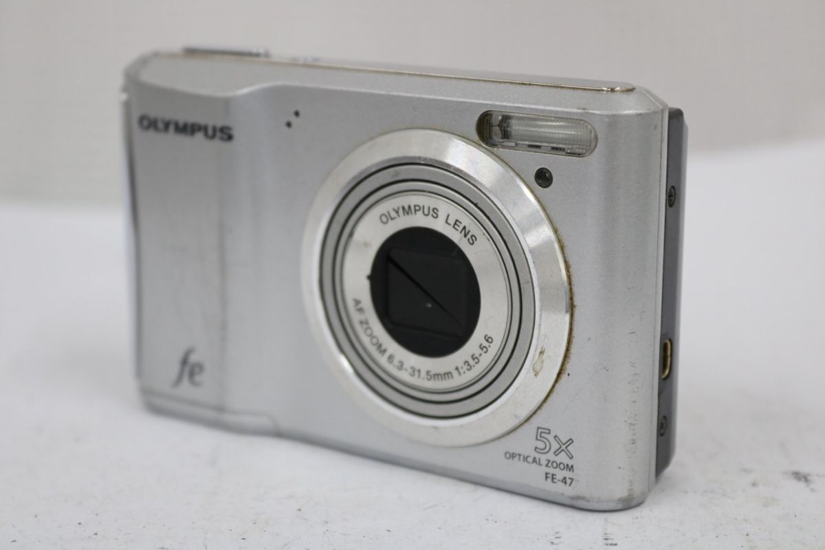 【返品保証】 【便利な単三電池で使用可】オリンパス Olympus FE-37 5x コンパクトデジタルカメラ e11508