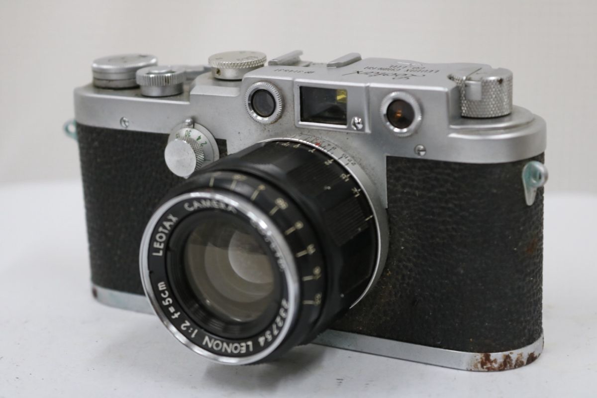 【訳あり品】 レオタックス Leotax LEONON 5cm F2 レンジファインダー カメラ e11022