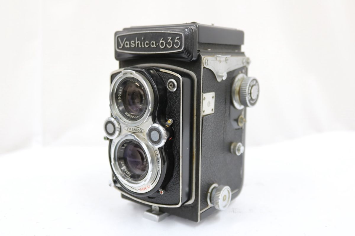 【返品保証】 ヤシカ Yashica-635 Yashikor 80mm F3.5 二眼カメラ e11595