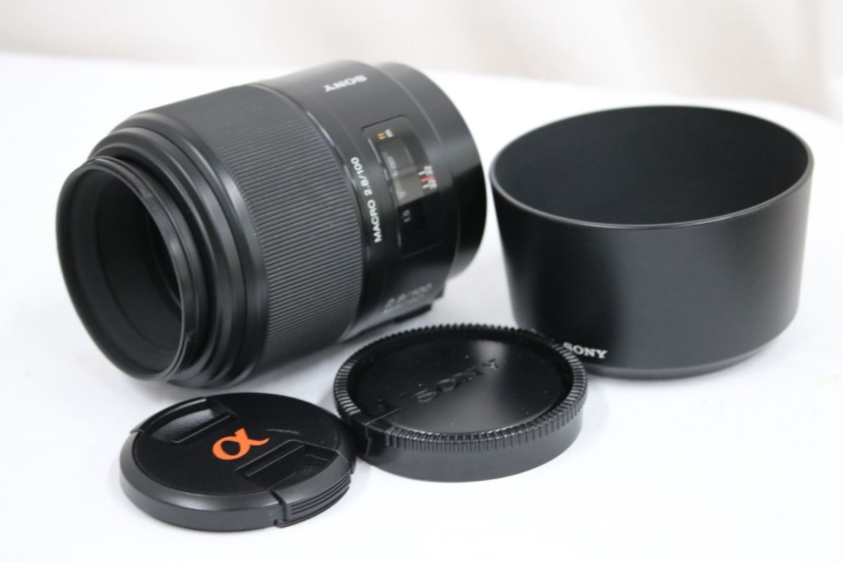 【返品保証】 ソニー Sony a 100mm F2.8 MACRO ソニーミノルタマウント レンズ e11751