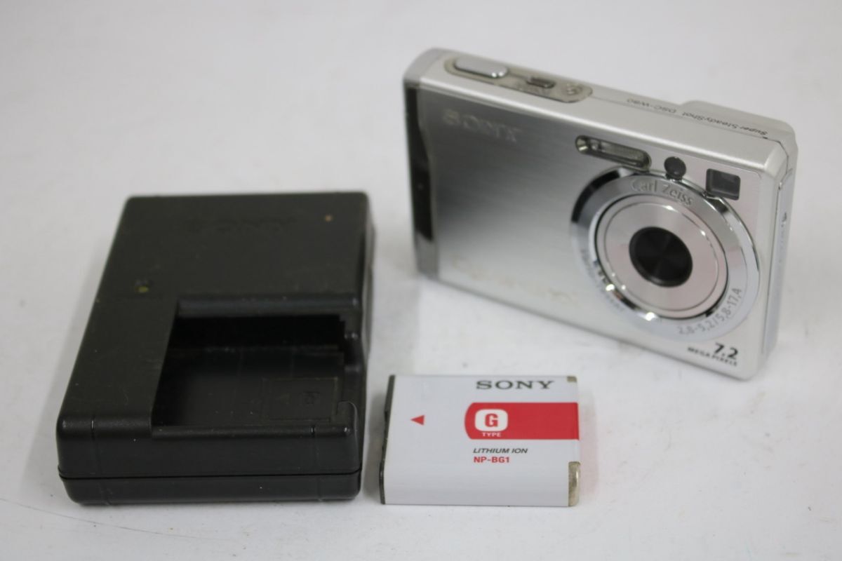 【返品保証】 ソニー Sony Cyber-Shot DSC-W80 3x バッテリー チャージャー付き コンパクトデジタルカメラ e11729