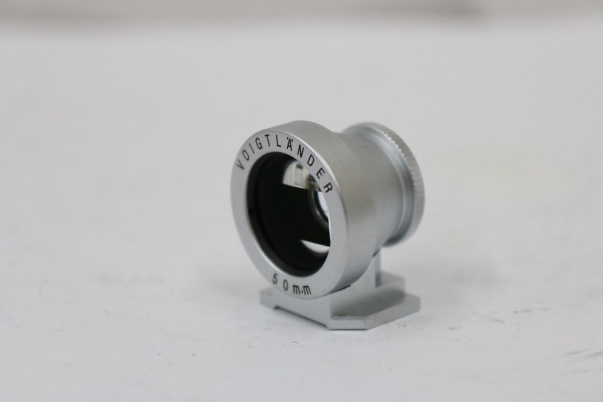 【美品 返品保証】 フォクトレンダー Voigtlander 50mm ビューファインダー e11897