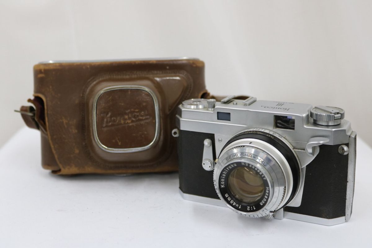 【返品保証】 コニカ KONICA III ダブルストローク Hexanon 48mm F2 レンジファインダー カメラ e11955