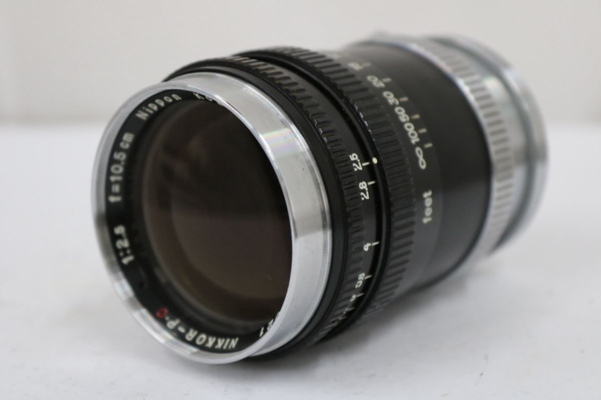 【返品保証】 Nippon Kogaku NIKKOR-P C 10.5cm F2.5 レンズ e11949