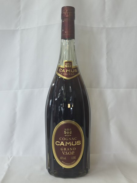 CAMUS　COGNAC　GRAND V.S.O.P.　40％　1000ml　カミュ　ロングネック　ブランデー　コニャック