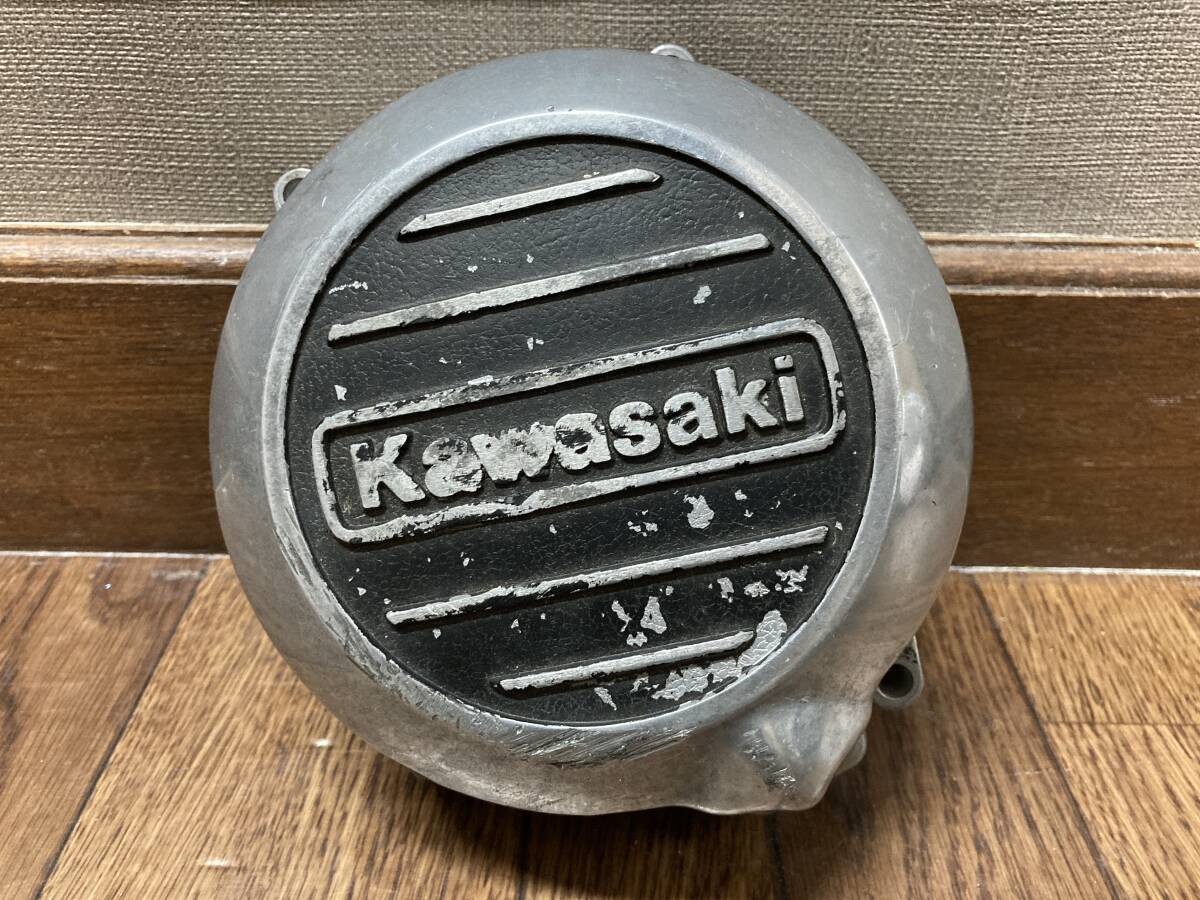 カワサキ ジェネレーターカバー エンジンカバー オルタネーターカバー z400FX kz400 gpz400 kz550 z500 希少!! 当時物!!