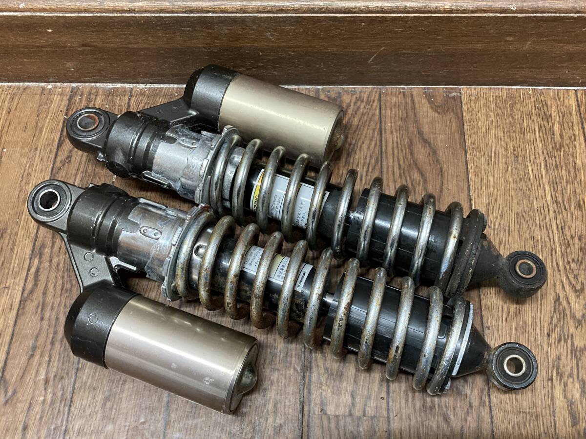 ゼファーχ ゼファー400χ 最終型 純正 KYB カヤバ リア サスペンション リアショック ツインショック 程度良好 ゼファー ゼファーX kai