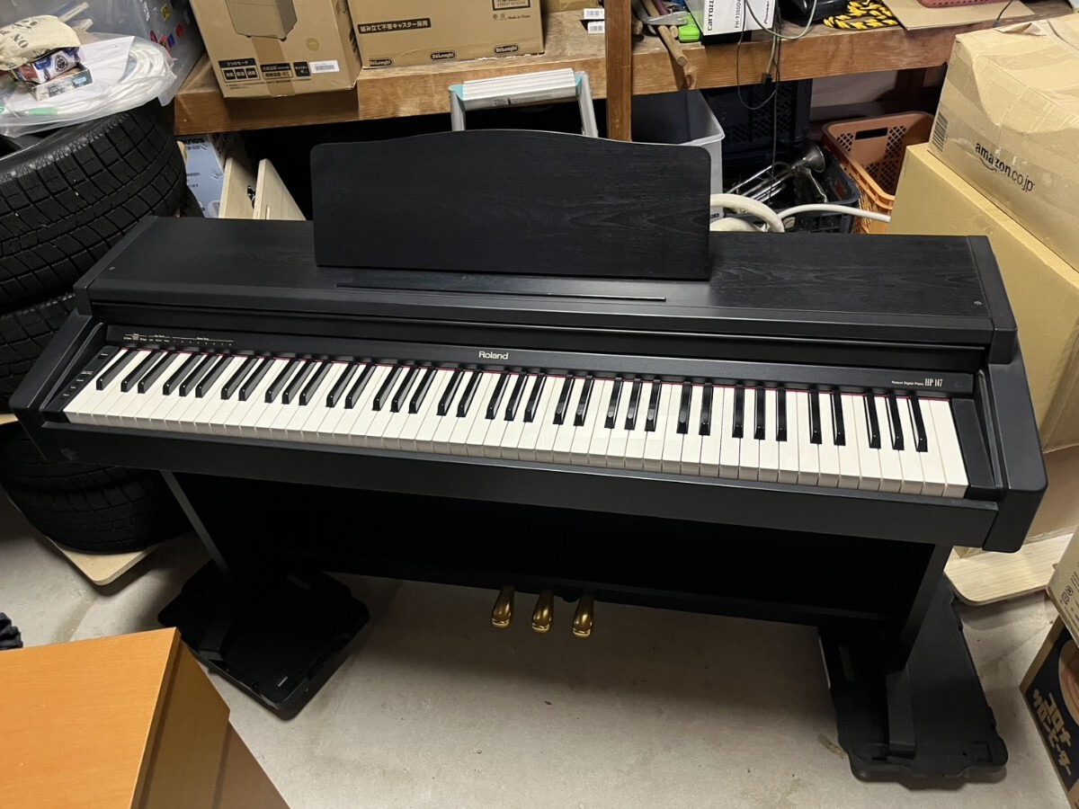 動作品 ROLAND HP-147D ローランド 2000年製 電子ピアノ 