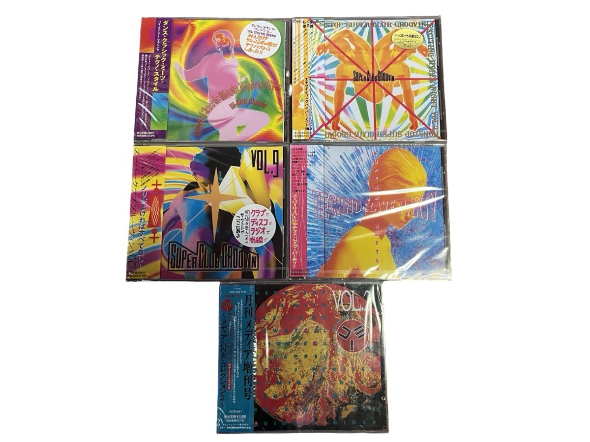 5枚 新品 未開封 サンプル 見本盤 CD 非売品 ユーロビート ダンス オムニバス クラブ DJ ダンス テクノ アルバム