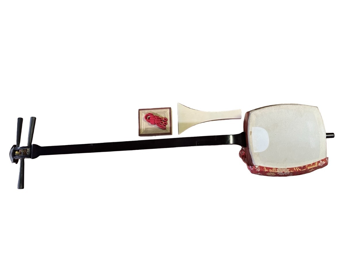 三味線 組み立て バチ 撥 レトロ ヴィンテージ 本体 