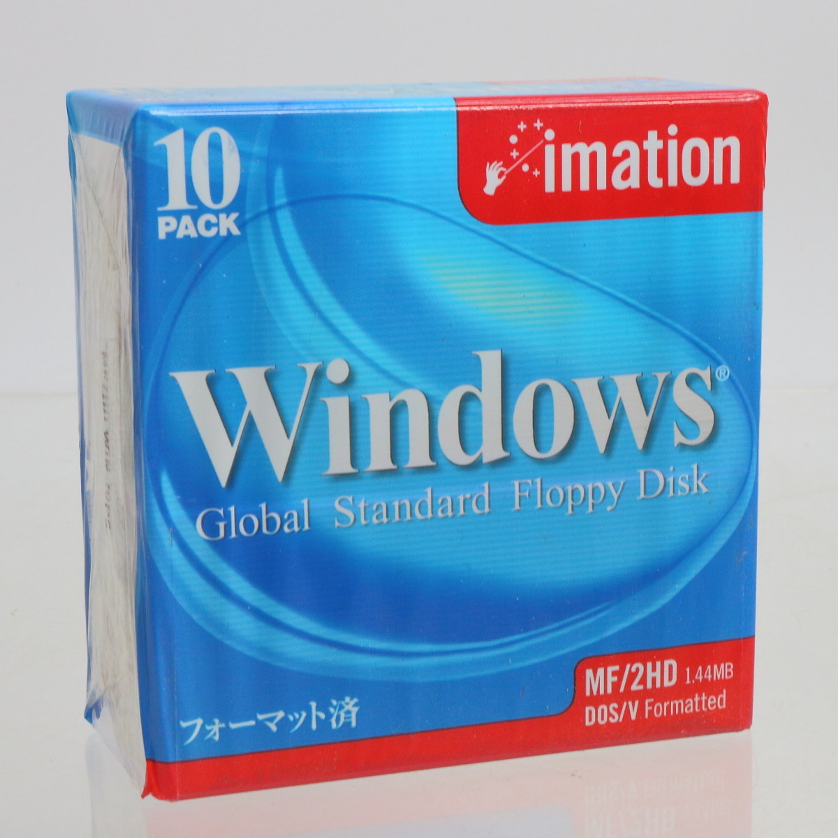 【未開封品】 Imation/イメーション 3.5インチ フロッピーディスク MF2HD WIN 10PS / Winフォーマット 1.44MB / 10枚パック / 長期保管品