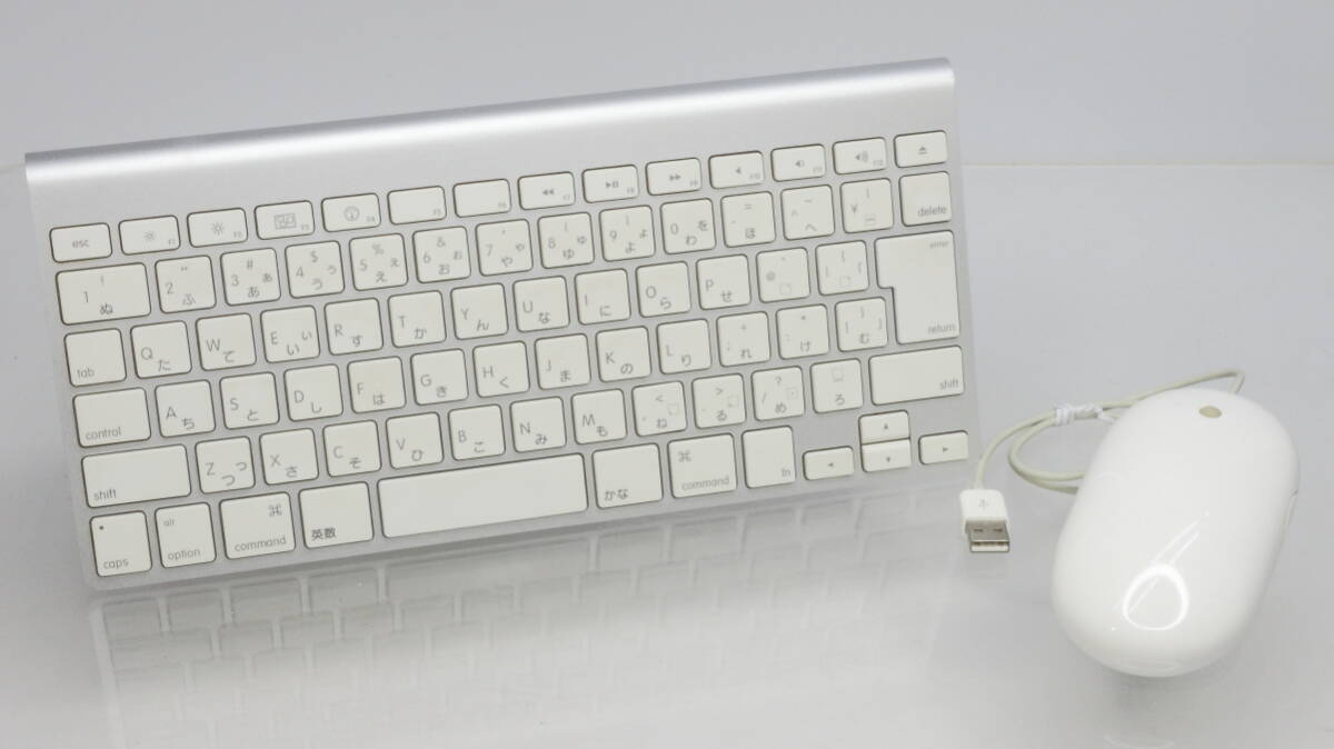 【純正】Apple Wireless Keyboard A1314 JIS配列 / Mighty Mouse A1152 / macOS High Sierra 10.13.6 にて動作確認済