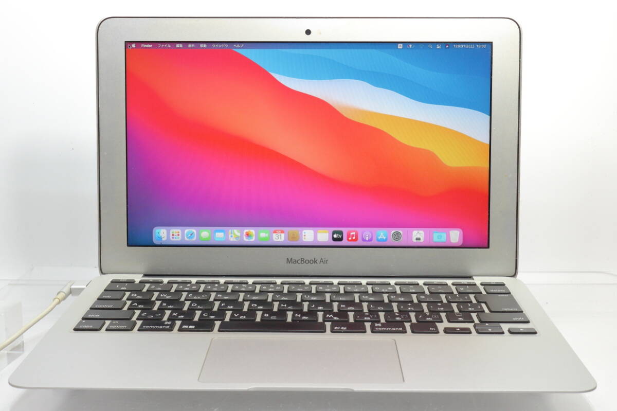Apple MacBook Air A1465(11-inch,Mid2013)/Core i5 1.3GHz/4GBメモリ/SSD128GB/macOS Big Sur 11.7.10/バッテリー充電不可 #0411