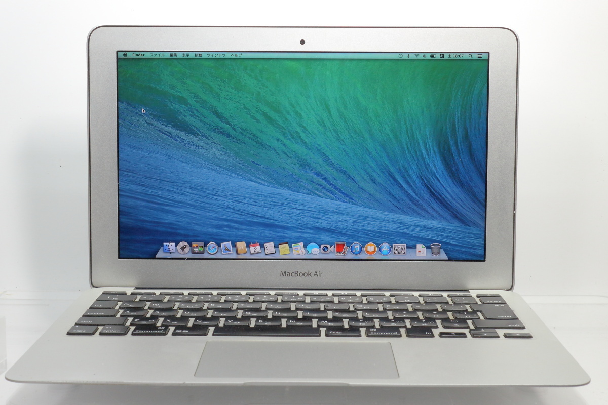 Apple MacBook Air A1370(11-inch,Mid2011)/Core i7 1.8GHz/4GBメモリ/SSD128GB/OS X Mavericks 10.9.5/バッテリー正常 #0416
