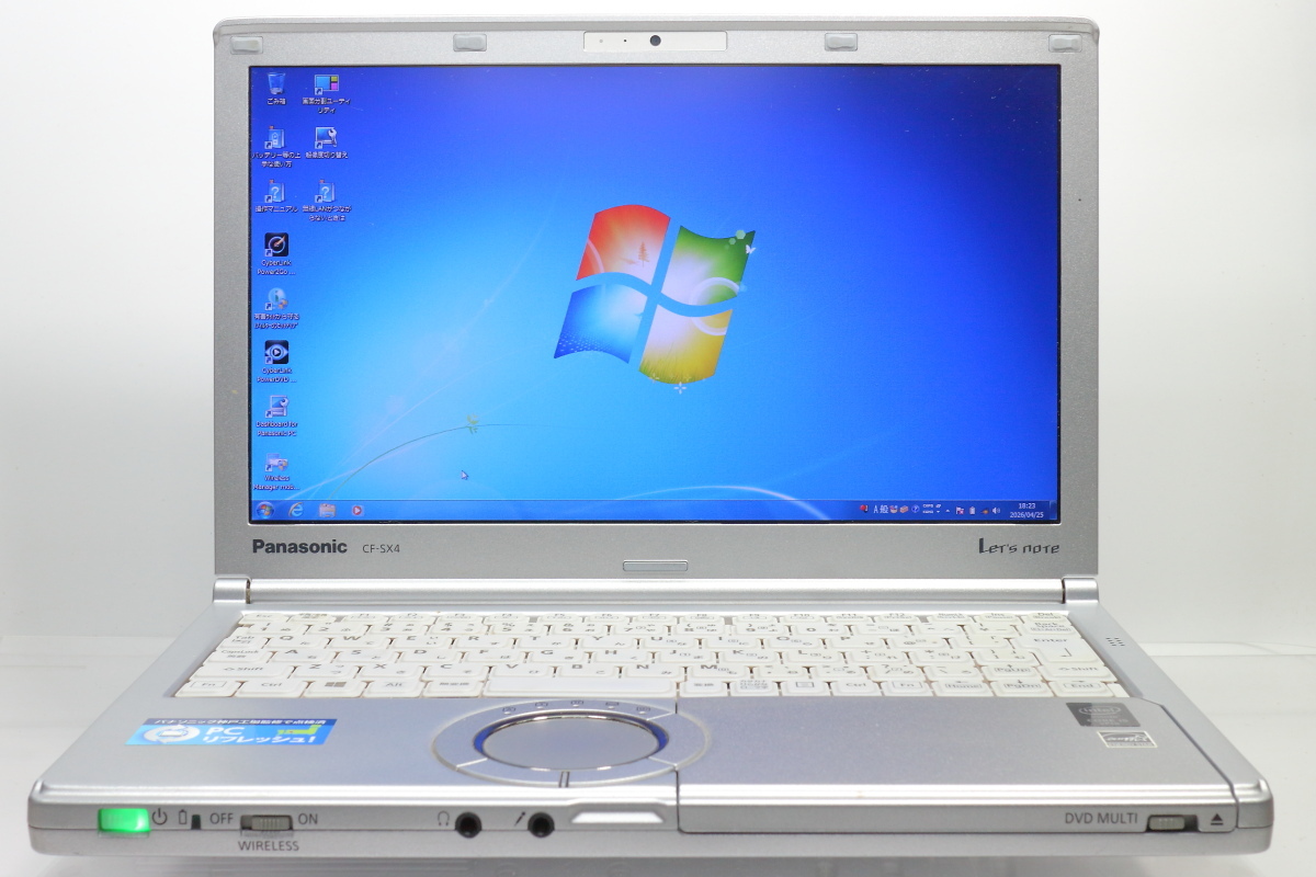 Panasonic Let’s note SX4 CF-SX4EDHCS/Core i5-5300U vPro/8GBメモリ/HDD320GB/DVDマルチ/12.1TFT HD+/Windows7 リカバリ領域有 #0426